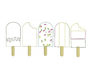 Stickdatei - Eisborder